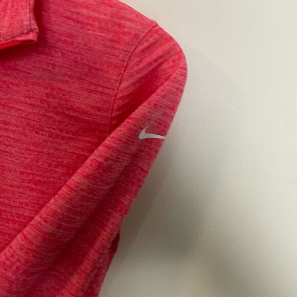 Nike Lucky Azalea Half Zip Golf Pullover Womens 831075 653 Red Heater Sz Small - Picture 3 of 5